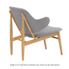 VERONIC Lounge Chair - Teal & Natural