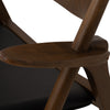 CAMRY Lounge Chair - Walnut & Black