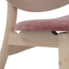 POLARA Lounge Chair - Oak & Salmon