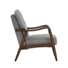 FIGARO Lounge Chair - Walnut & Grey