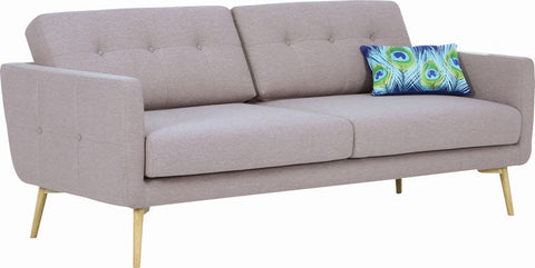 STREAM 3 Seater Sofa - Oak Brown - Royaal Range