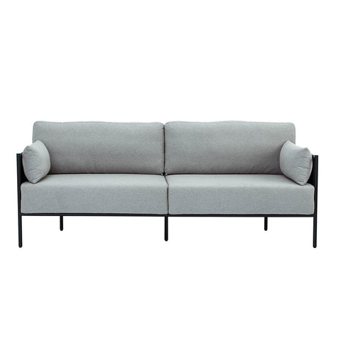 TREDIA 3 Seater Sofa - Silver & Midnight Blue - innovatec.com.au