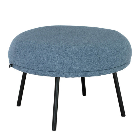 JUSTY Footstool/ Ottoman 63.5cm - Marble Blue - innovatec.com.au