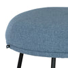 JUSTY Footstool/ Ottoman 63.5cm - Marble Blue