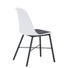 LAXMI Dining Chair - White & Black
