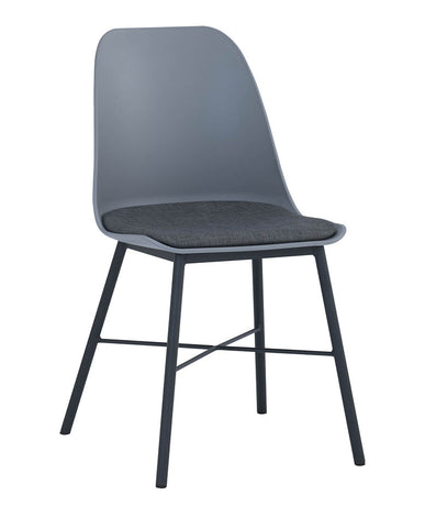 LAXMI Dining Chair - Grey & Black