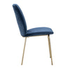 ADELIA Dining Chair - Blue Velvet