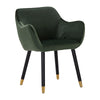 AILIN Armchair Chair - Olive & Black