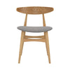 Tricia Dining Chair - Oak & Grey