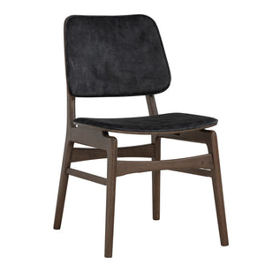 HEATH Dining Chair - Walnut & Charcoal