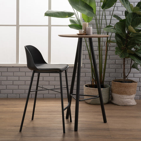 LAXMI Counter Stool - Black - innovatec.com.au