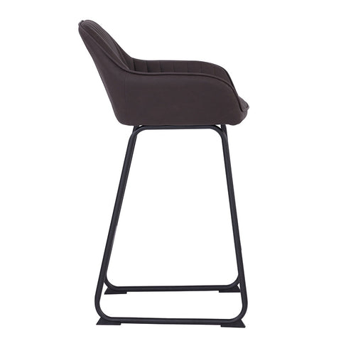 EKON Counter Stool - Brunette & Black - innovatec.com.au