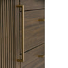 HAMILTON Sideboard Solid Acacia Wood 160cm - Toffee