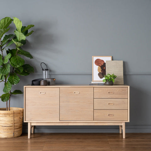 HAYTON SIDEBOARD 160cm - White Oak - innovatec.com.au