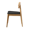 TACY Dining Chair - Natural & Black