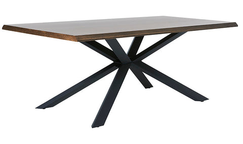 ARNO Dining Table 200cm - Brown & Black
