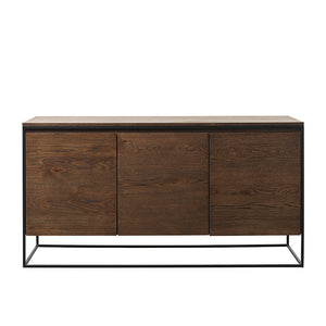 RIVOLI Sideboard 1.5M - Smoked Oak / Black