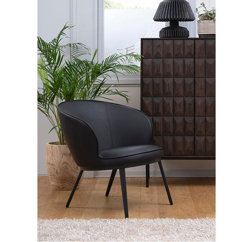 GAIN Lounge Chair - Black - innovatec.com.au