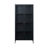 CARMEL Display Cabinet 90x190cm - Black