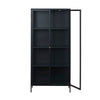 CARMEL Display Cabinet 90x190cm - Black