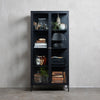 CARMEL Display Cabinet 90x190cm - Black