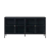 CARMEL Sideboard 4 Doors 170xcm - Black