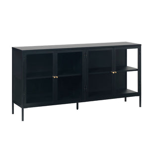 CARMEL Sideboard 4 Doors 170xcm - Black
