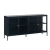 CARMEL Sideboard 4 Doors 170xcm - Black