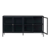 CARMEL Sideboard 4 Doors 170xcm - Black