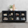 CARMEL Sideboard 4 Doors 170xcm - Black