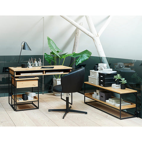 RIVOLI Bench 120cm - Natural/ Black - innovatec.com.au