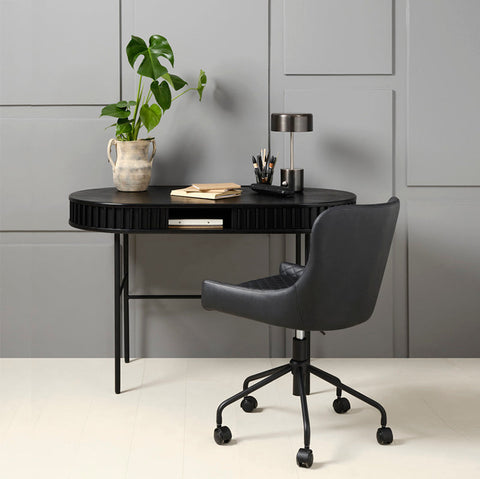 SIERRA Study Desk 120cm - Black - innovatec.com.au