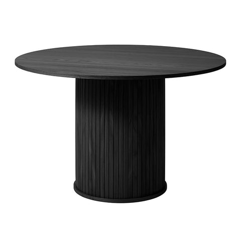 NOLA Round Dining Table 120cm - Black