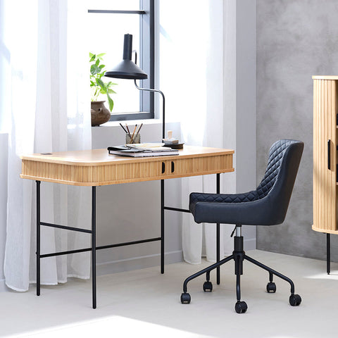 NOLA Study Desk 120cm - Natural - innovatec.com.au