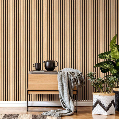 WOODFLEX Flexible Acoustic Wall Panel 270cm - Oak Veneer - innovatec.com.au