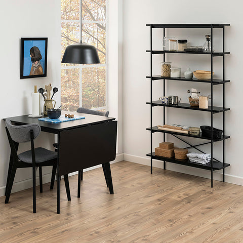 KREMAN Shelving Unit 94cm - Black - innovatec.com.au