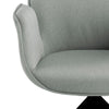 Arden Swivel Dining Chair - Grey & Black