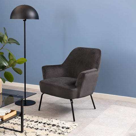 MONROE Lounge Chair - Dark Grey - innovatec.com.au