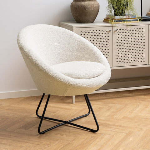 CENTER Lounge Chair - Cream - innovatec.com.au