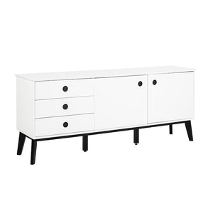 SABINE Sideboard 180cm - White/Black