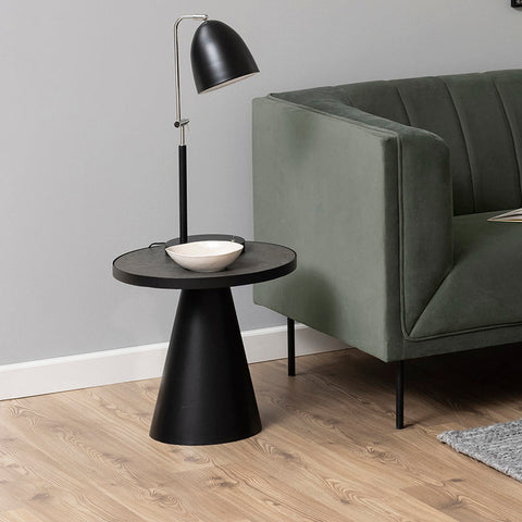 SOLI Side Table 45cm - Black - innovatec.com.au