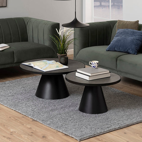 SOLI Coffee Table 65cm - Black - innovatec.com.au