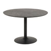TITAN Round Dining Table 110cm - Black