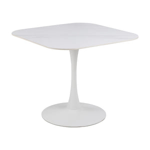 MARTA Square Dining Table 90cm - White
