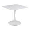 MARTA Square Dining Table 90cm - White