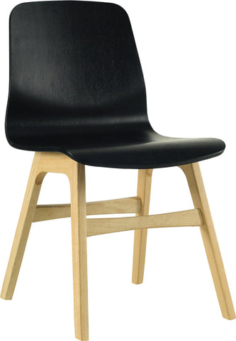 ALYSSA Dining Chair - Oak & Black