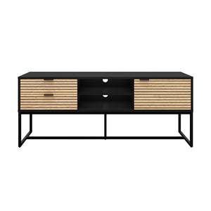 ODENCE Entertainment TV Unit - 150cm Natural & Black