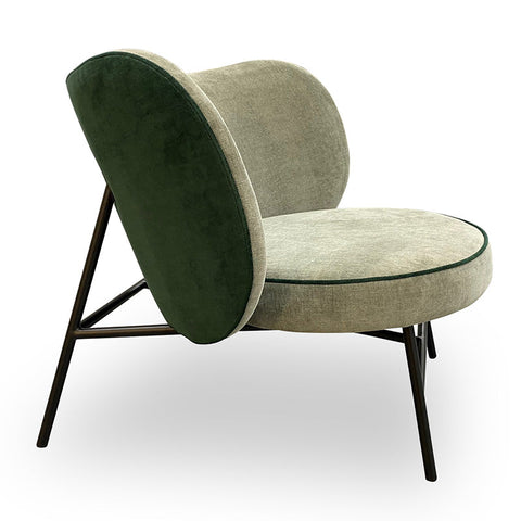 AVENIR Lounge Chair - Green & Dark Green - innovatec.com.au