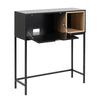 BATLEY Study Desk Console 91.5cm - Black & Natural