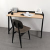 YARA Study Desk 118cm - Black & Natural